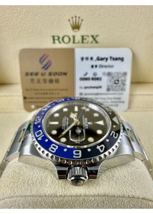 二手 ▶️ Rolex 勞力士 GMT-MASTER II ◀️ 藍黑 116710BLNR 2017年錶 (40mm) 
